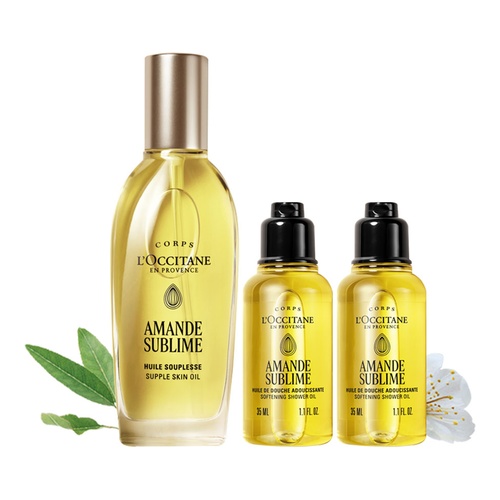 L'OCCITANE 歐舒丹 杏仁極緻美膚油入門組