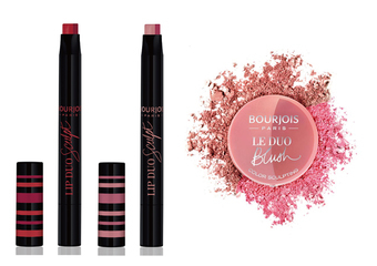 【BOURJOIS 妙巴黎】 妙巴黎 - 2018. 10 月新品 全新系列「時尚超模雙色唇膏」「經典光影雙色胭脂」深淺雙色 2 in 1 甜美、率性我做主