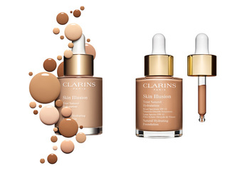 【CLARINS 克蘭詩】 克蘭詩 -  來自植萃專家的#發光粉底 「蘋果光天生美肌粉底液」精華質地、絲緞完妝，讓肌膚 #滑到會發光