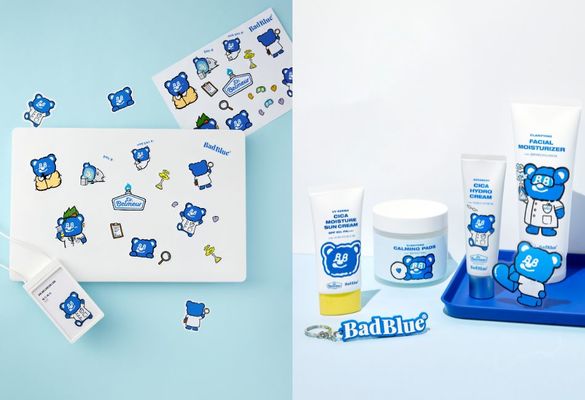 【THE FACE SHOP 菲詩小舖】 【2023週年慶】甜酷潮流來襲! 肌本博士X BAD BLUE BAD BEAR藍色熊熊 給你淨透的酷勁SUMMER~