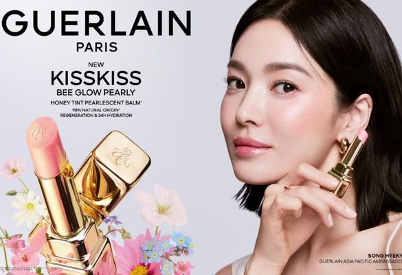 【GUERLAIN 嬌蘭】 法國嬌蘭彩妝及護膚系列亞太區品牌大使 宋慧喬  演繹全新嬌蘭 KISSKISS法式之吻 波光蜜糖護唇膏 三款精緻法式唇妝 展現時尚優雅魅力