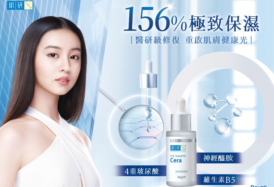 史上第一瓶醫研級精華 全新「肌研H.A. Supreme高機能專研修護」系列 日本樂敦製藥科研突破，重啟穩定健康肌！