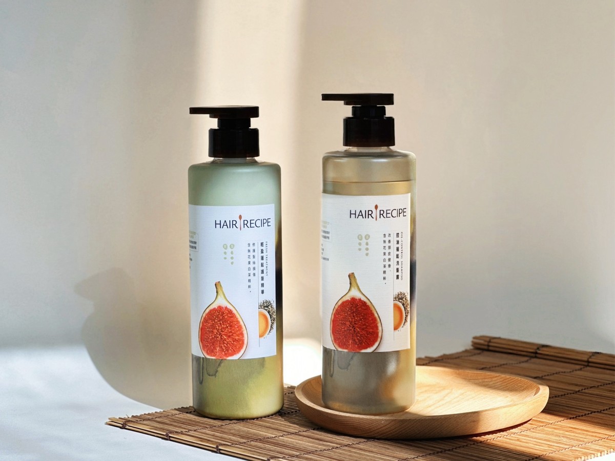 PR【Hair Recipe 髪的食譜】天然≠無感！「Hair Recipe 髮的食譜」全新無花果白茶洗護讓你養回豐盈髮量感！還有香味必須大讚真的太療癒舒服～