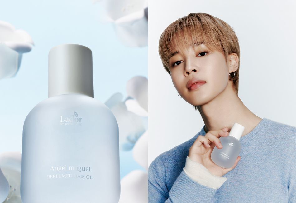 LADOR 攜⼿BTS防彈少年團）Jimin 公開全新「微光奇蹟精華油 Angel Muguet 鈴蘭⾹氣」 以鈴蘭微光開啟⾹氛護髮新篇章