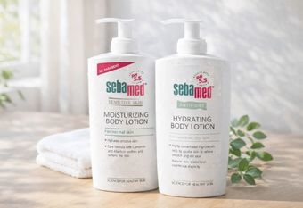 【Sebamed 施巴】 每5分半賣出一瓶的「國民乳液」！，NO.1神級保濕，實證含水量激增26%，pH5.5穩膚神隊友，拯救乾癢肌！