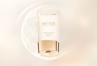 【LANCÔME 蘭蔻】 「長壽永生科學」UV 防護 《絕對完美永生玫瑰隔離乳》最高濃度頂級抗老防曬！逆齡抗曬更澎亮