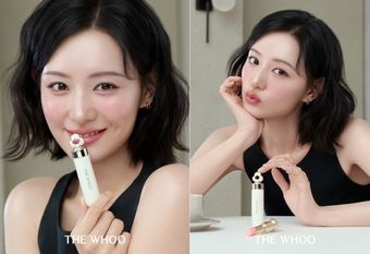 【THE WHOO 后】 金智媛演繹盛夏輕盈光采 THE WHOO初綻花語潤色護唇膏 眼唇頰三用 打造夏日輕妝好氣色