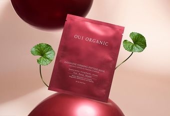 【OUI ORGANIC 唯有機】 法國獨家植物胜肽成分 x 有機積雪草，首創低敏、高效修護、膨彈緊緻面膜保養 
