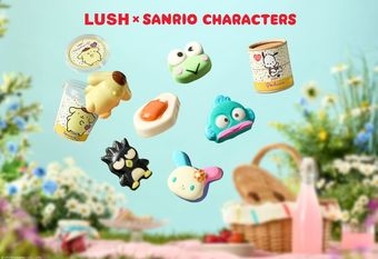 【LUSH】 LUSH 與 Sanrio 三麗鷗最甜蜜的重逢！ 一起享受最美好的自我呵護時刻