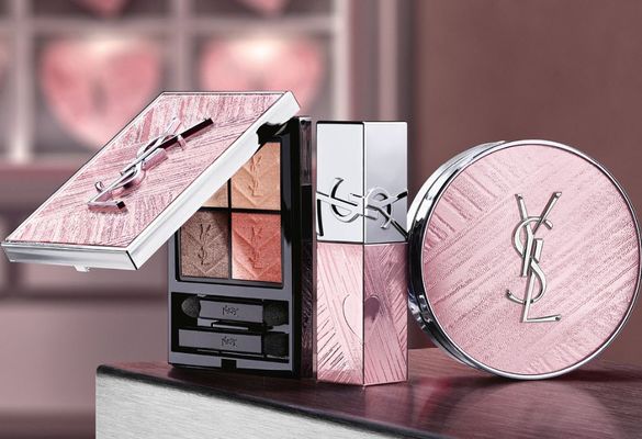【YSL 聖羅蘭】 粉銀流轉 鎖光撩心 【 2026 七夕情人節限定版】 粉光緞影系列 