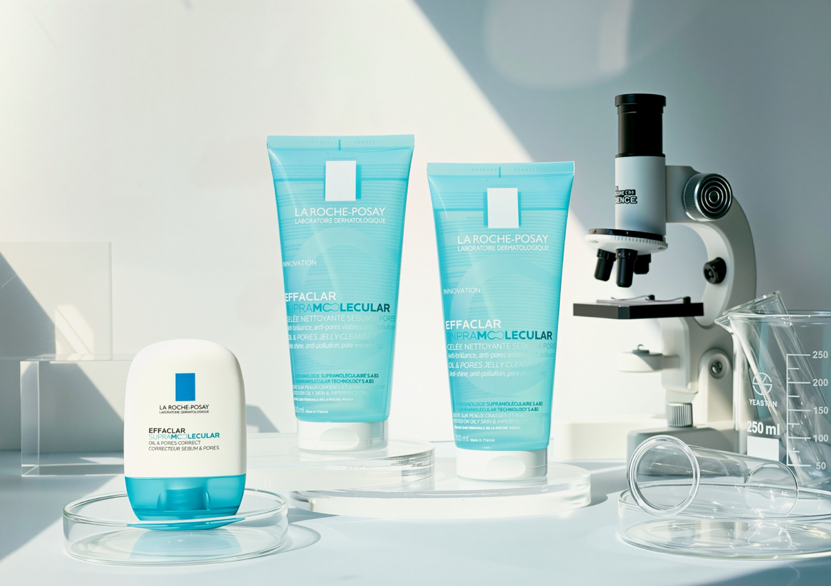 PR【LA ROCHE-POSAY 理膚寶水】 科學實證 82% 毛孔緊緻^！理膚寶水應用諾貝爾獎「超分子技術」5 倍深入肌底*，混合肌也能清爽控油、讓毛孔隱形！