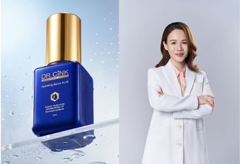 【DR.CINK 達特聖克】 台灣醫美品牌 DR.CINK 11年經典明星精華！ 「神奇小藍鑽」重新定義保濕關鍵  皮膚專科 沈育如醫師：新保濕公式能直接有感打造長效穩定水潤肌