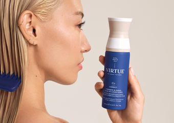 【VIRTUE】 全方位防禦瞬護精華乳 修護髮受損 × 隱形熱防護，髮絲強韌，柔順到底