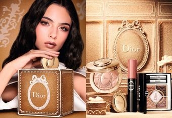 【DIOR 迪奧】 2026全新《迪奧聖誕彩妝 金緻夢想工坊》 高訂橢圓勳章 X 肉桂奶茶色調