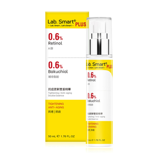 抗老網友推薦排行榜第45名 - Lab Smart Plus抗痘更新雙重精華(0.6%A醇+0.6%補骨脂酚) Lab Smart Plus Tightening / Anti-Aging Double Essence