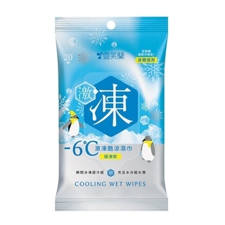 身體保養工具網友推薦排行榜第16名 - 激凍酷涼濕巾-極凍款 Cooling Wet Wipes