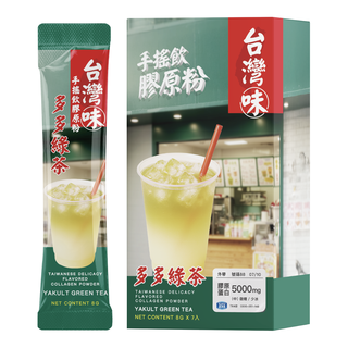 營養補給網友推薦排行榜第49名 - 台灣味手搖飲膠原粉－多多綠茶風味