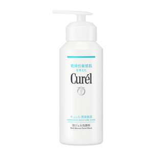活氧蛋白潔顏凝露泡 Curél INTENSIVE MOISTURE CARE Rich Mousse Facial Wash