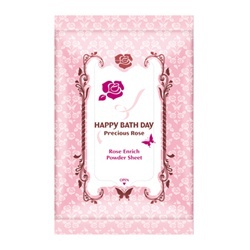 HAPPY BATHDAY precious rose 快樂沐浴天】薔薇愛戀香氛爽膚巾(沁涼版