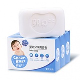 母嬰保養網友推薦排行榜第19名 - 嬰幼兒潔膚香皂(三入組) CHARM BABY Baby Soap