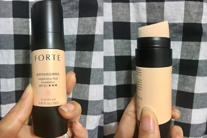 媽媽咪呀水嫩嫩 - 台塑生醫FORTE 超潤持妝粉底精華乳SPF25 使用心得圖片