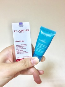 姬賽兒 - CLARINS 克蘭詩 SOS生命之葉保濕面膜 使用心得圖片