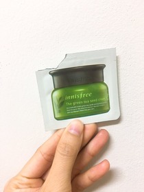 糖糖糖w;6 - INNISFREE 綠茶籽潤澤保濕霜 使用心得圖片