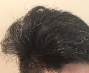 此染色力絕對沒有傳統染髮劑強，但效果對我而