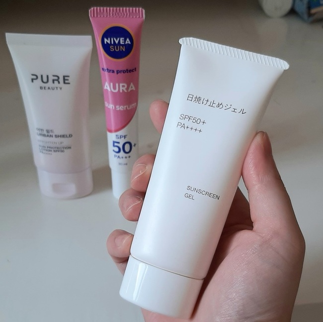 適合夏天的水感防曬【MUJI 無印良品】UV防曬水凝乳SPF