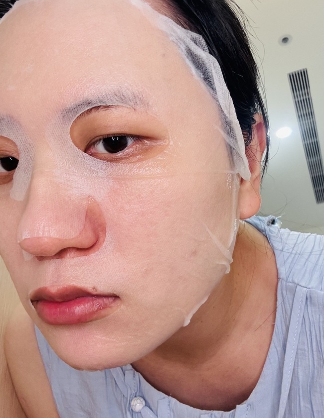 珍珠紙的輔助比較能幫忙順利上臉