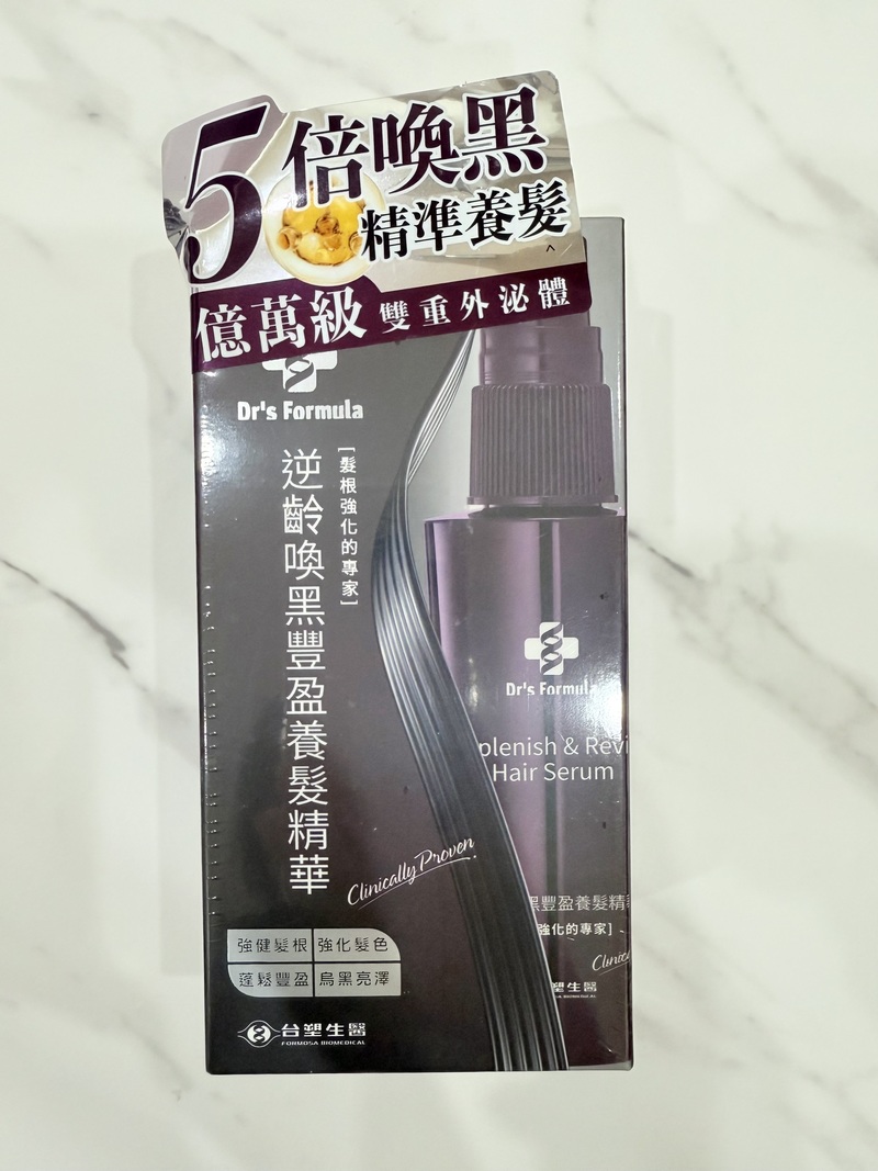 心心824 - [Dr's Formula 台塑生醫] 逆齡喚黑豐盈養髮精華 | @cosme