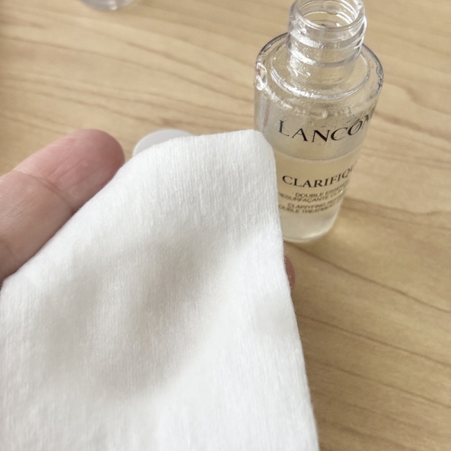 地就是完全水狀要使用化妝棉