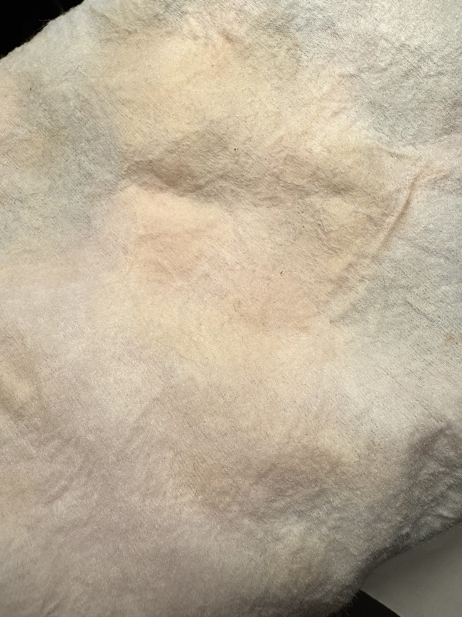 慣用美容巾打濕後擰乾擦拭全臉