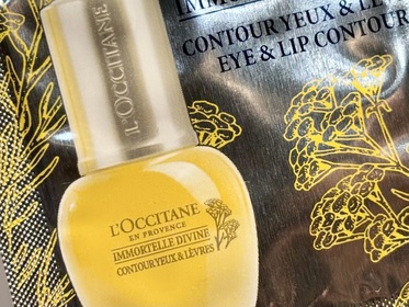 CIAO/CIAO - L'OCCITANE 歐舒丹 蠟菊賦活極萃眼唇霜 使用心得圖片