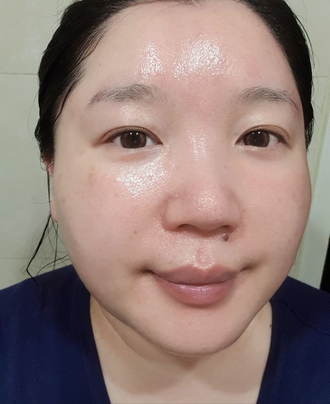 天起床臉還是嫩嫩的感受不乾燥