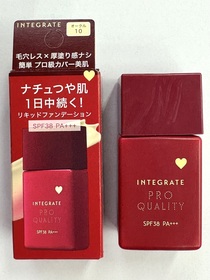 Amy0725 - INTEGRATE 櫻特芮 光透無瑕美肌粉底液SPF38 / PA+++  OC10 明亮色 使用心得圖片