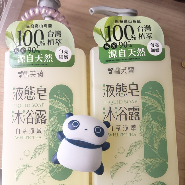 芙蘭液態皂沐浴露白茶淨嫩