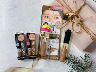 芊予Charmmy - KISSME開架 KISSME專屬型色眉彩膏EX 08霧灰棕 使用心得圖片