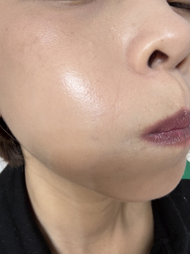 也看不太出來有卡粉浮粉的現象 也看不太出來有卡粉浮粉的現象