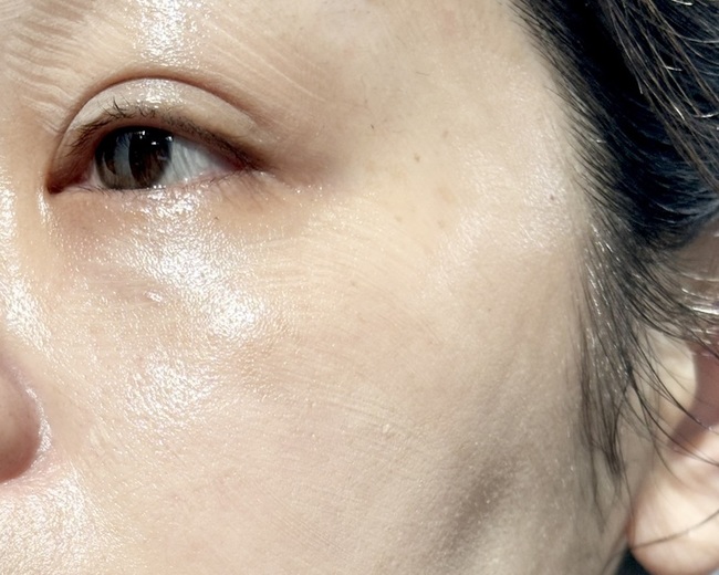 多刷痕來測試海綿拍打後的效果