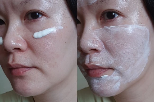 所以我覺得它很快有收乾感