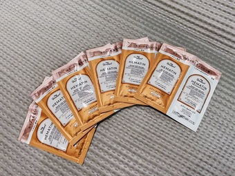 rs提供的洗髮精和潤髮乳試用品