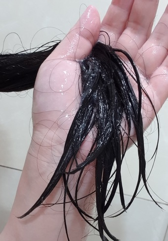 尾了大約等個分鐘才沖洗掉