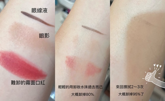 的眼線液就要濕敷一下才卸的掉了 的眼線液就要濕敷一下才卸的掉了
