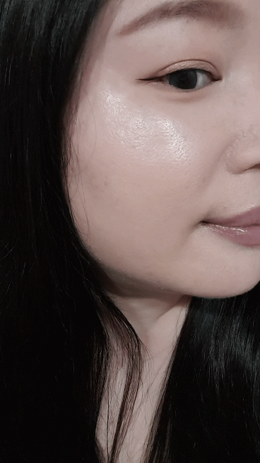 上臉後立馬可以看到光澤水光感💕