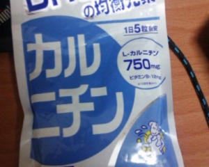 美麗體態商品說明：以左旋肉鹼為主成分，並添