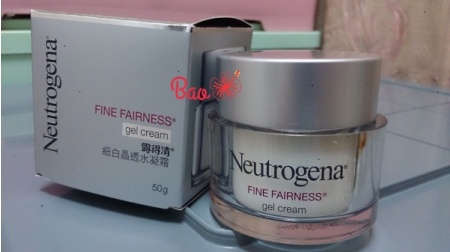 Bao0711 - Neutrogena 露得清 細白晶透水凝霜 使用心得圖片