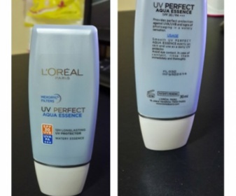 You Qing - L'OREAL PARIS 巴黎萊雅 完美UV 防曬水精華SPF30/PA+++ 使用心得圖片