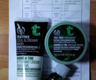 萌貓安妮 - The Body Shop 美體小舖 茶樹淨膚酷涼保濕淨化洗面乳 使用心得圖片