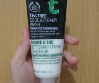 三小姐 - The Body Shop 美體小舖 茶樹淨膚酷涼保濕淨化洗面乳 使用心得圖片